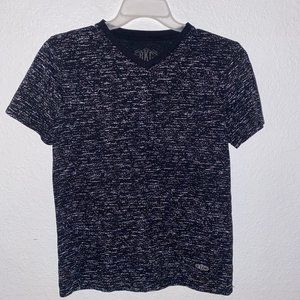 Black white modern shirt Men